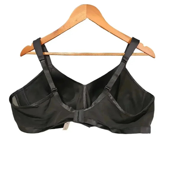 Cacique Balconette Wire-Free Bra Black Size 44C - Picture 3 of 7